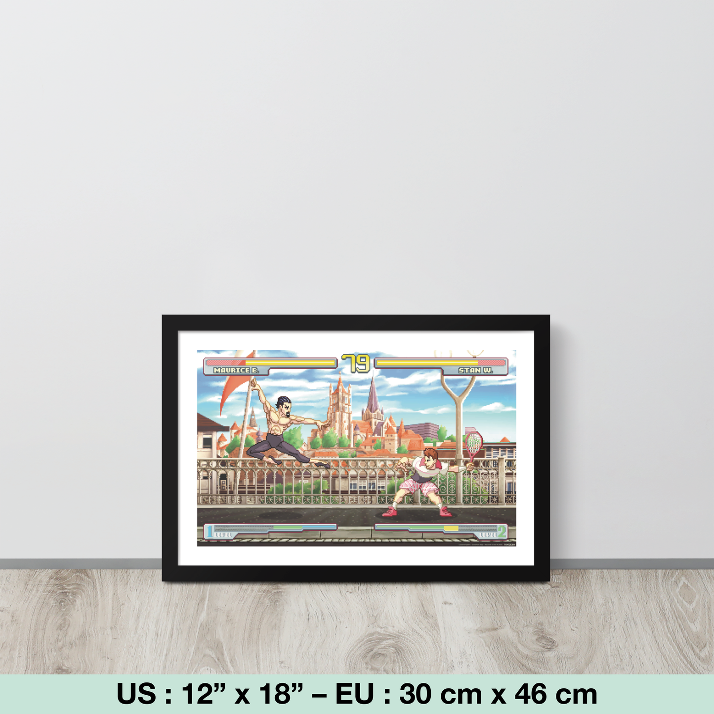 Lausanne Fighters – Grand Pont Stage – Maurice B vs Stan W (tirage encadré)