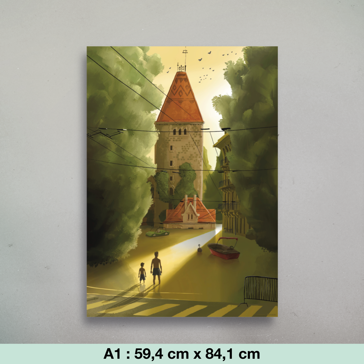 Ouchy submergé (affiche)