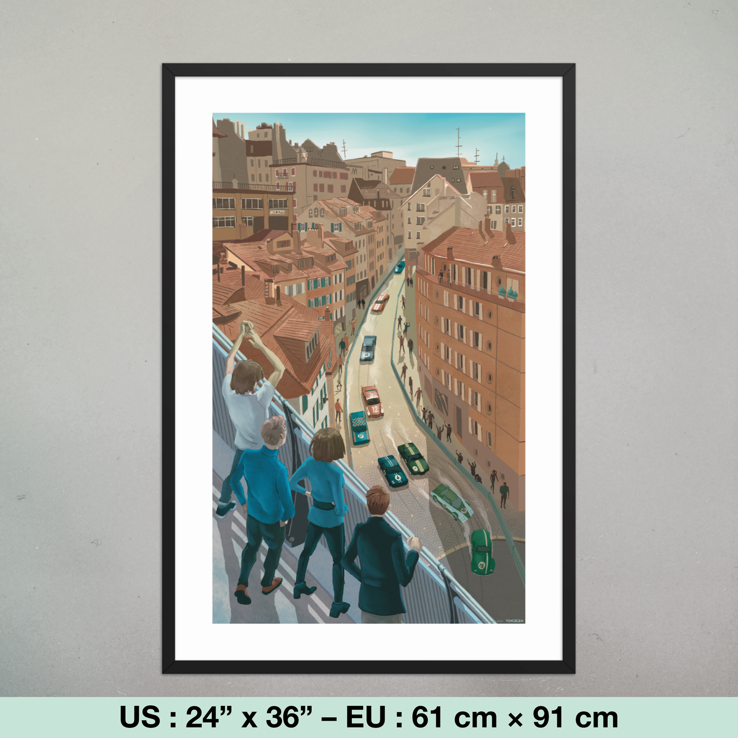 Bourg Classic Race (tirage encadré)