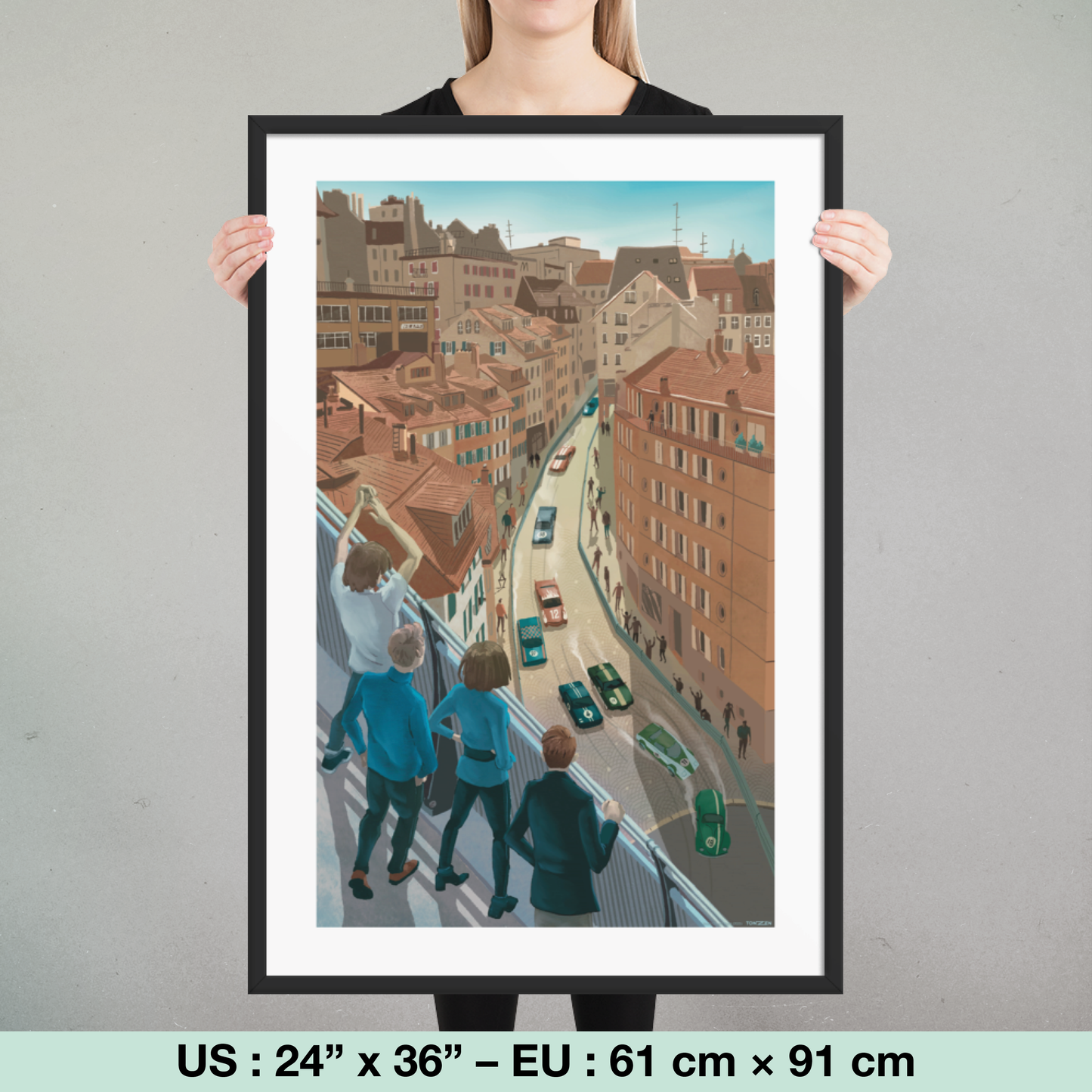 Bourg Classic Race (tirage encadré)