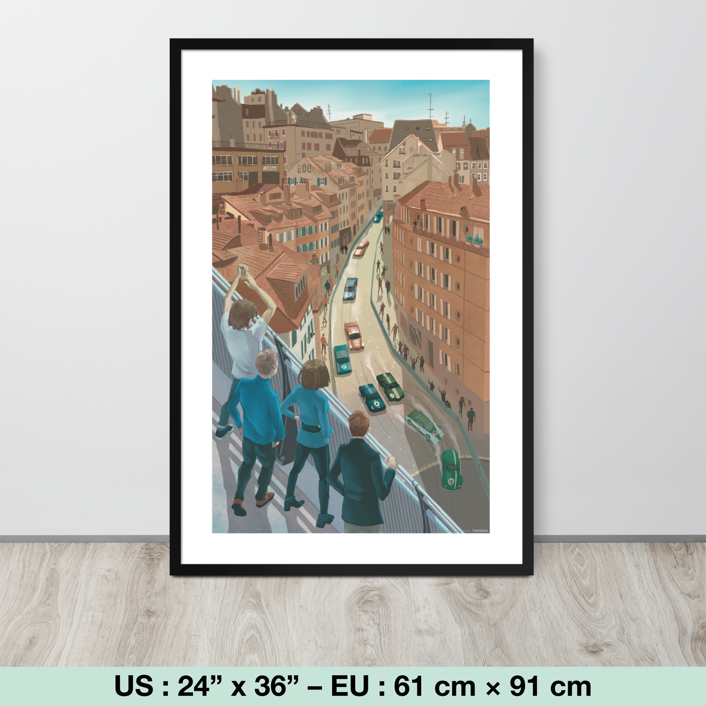 Bourg Classic Race (tirage encadré)