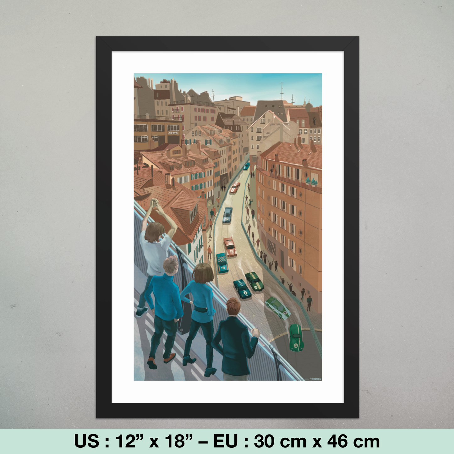 Bourg Classic Race (tirage encadré)