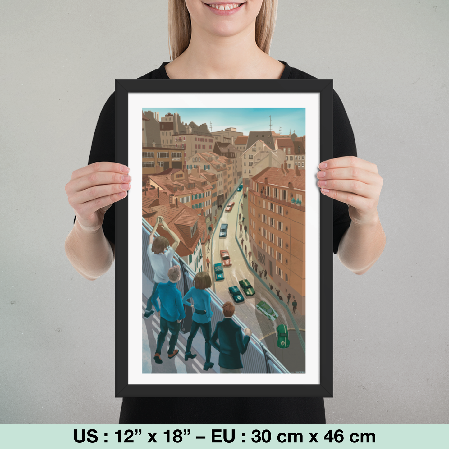 Bourg Classic Race (tirage encadré)