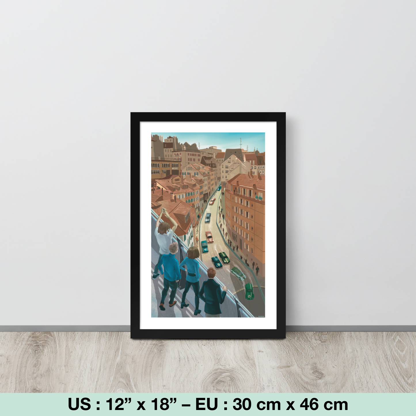 Bourg Classic Race (tirage encadré)