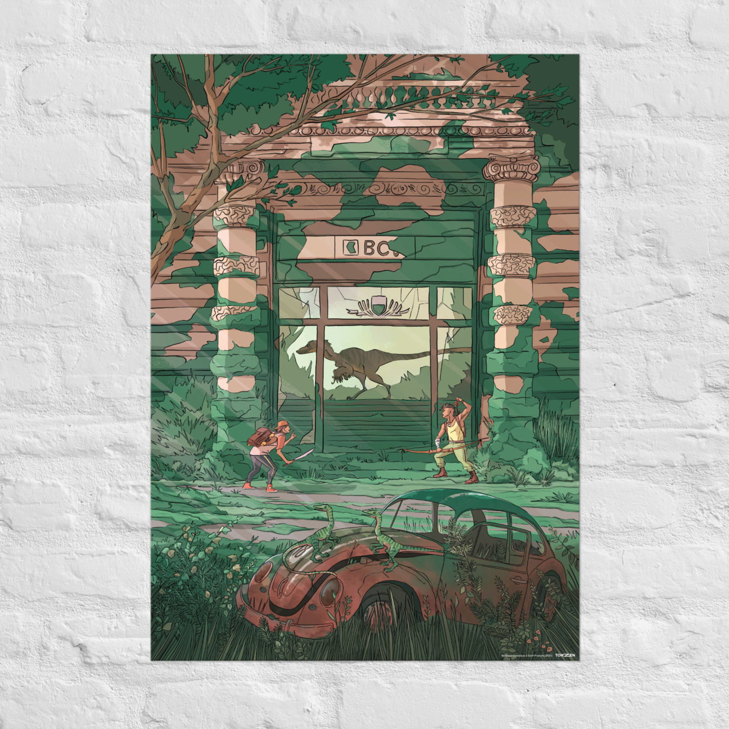 Braquage jurassique à Saint-François (affiche)