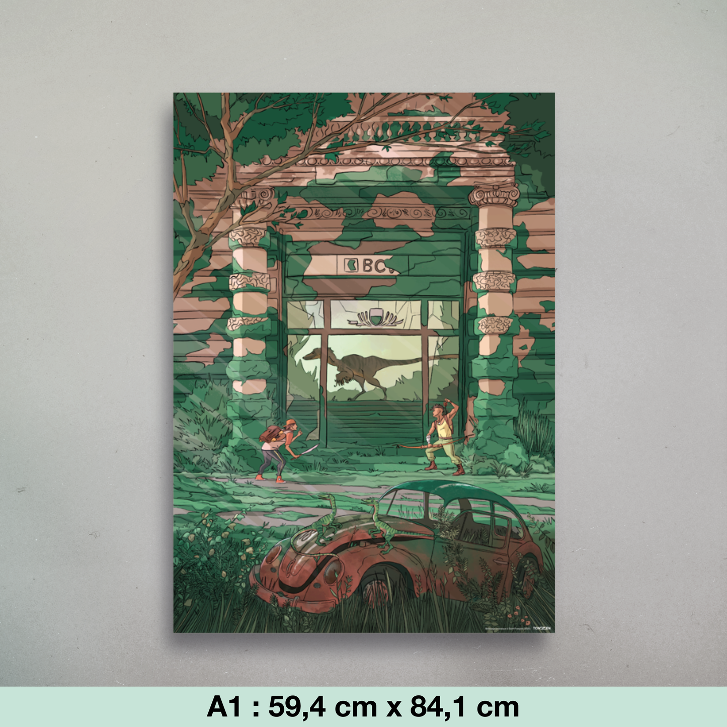 Braquage jurassique à Saint-François (affiche)