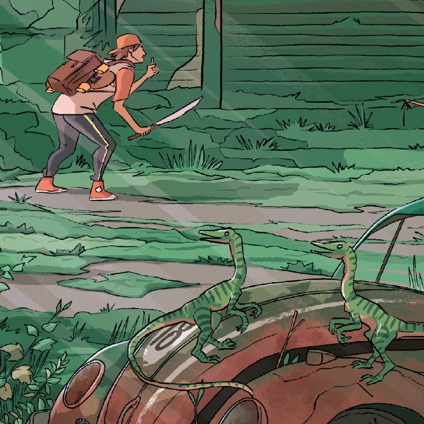 Braquage jurassique à Saint-François (affiche)