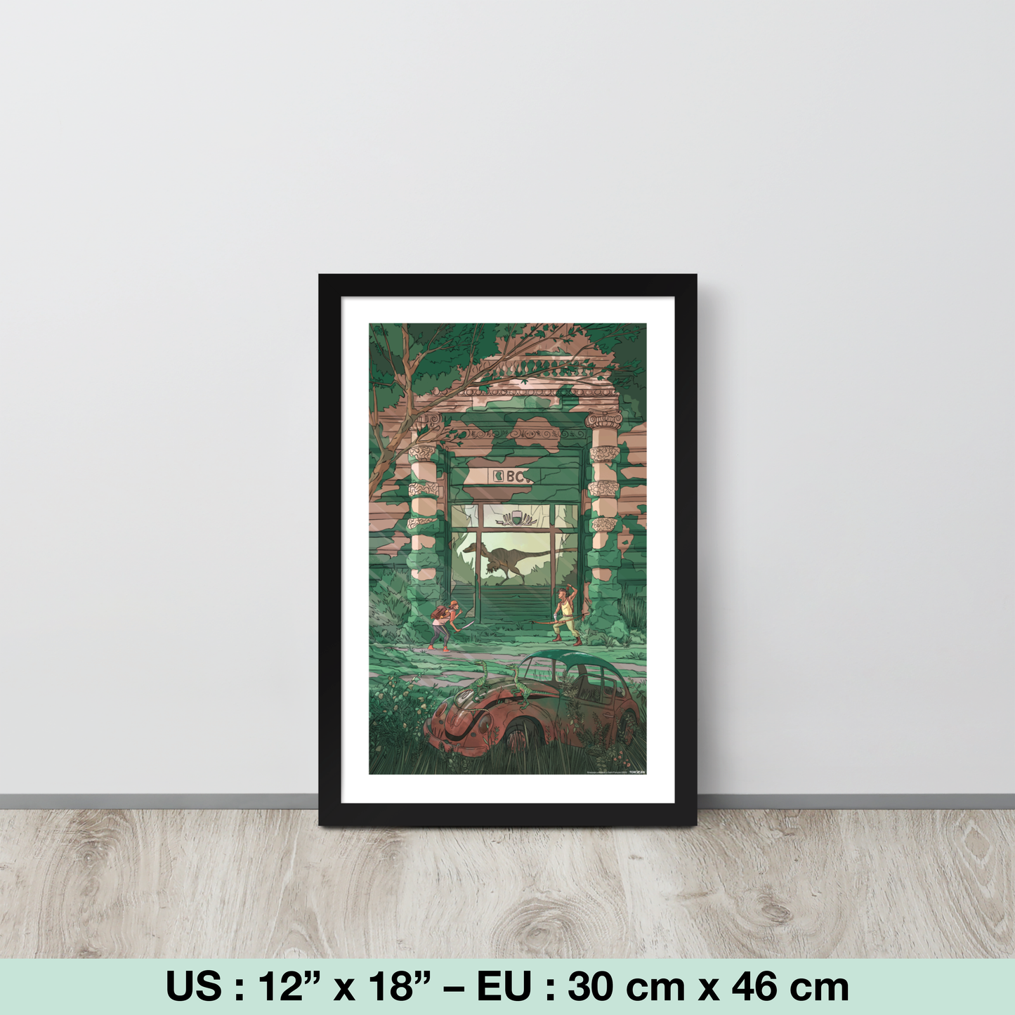 Braquage jurassique à Saint-François (tirage encadré)