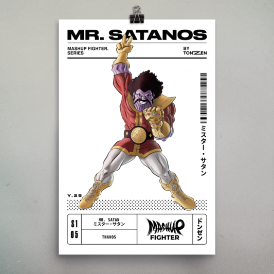 Mashup Fighter – Mr. Satanos (affiche)