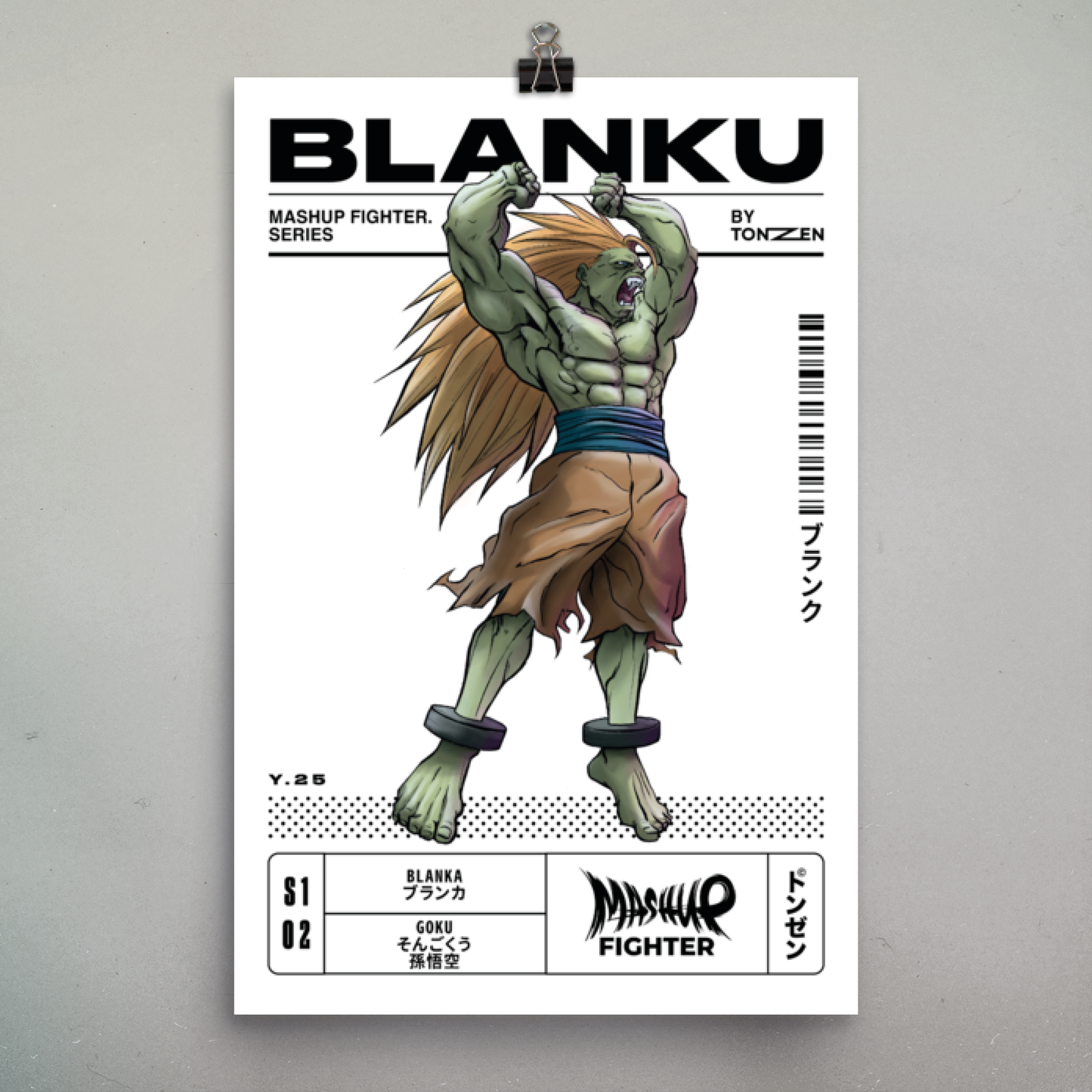 Mashup Fighter – Blanku (affiche)