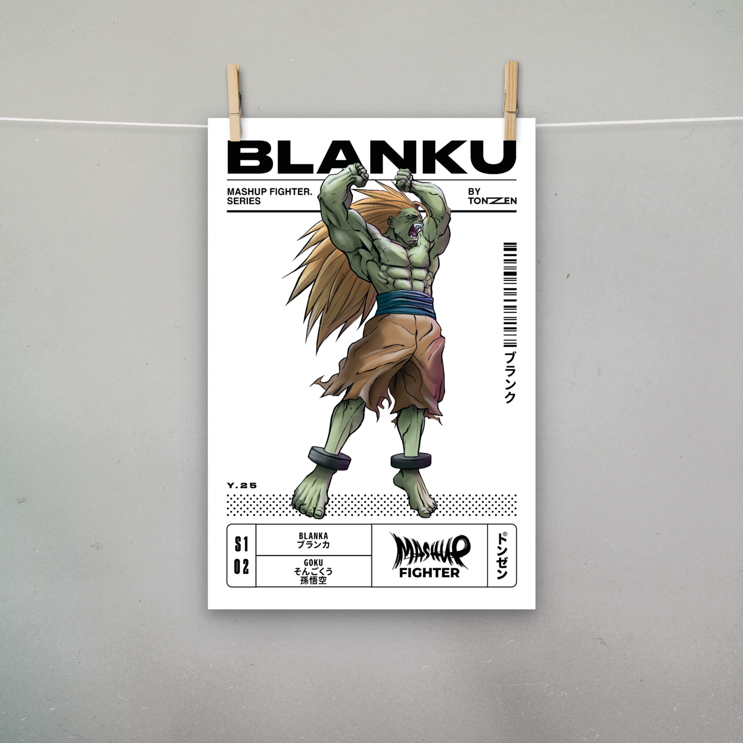 Mashup Fighter – Blanku (affiche)