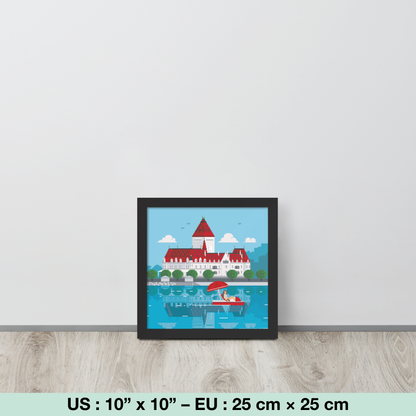 Ouchy Castle Cruise (tirage encadré)