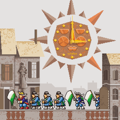March of Time (tirage encadré)