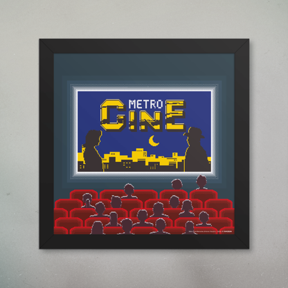 Métro Ciné Memories (tirage encadré)