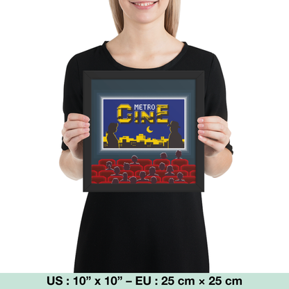 Métro Ciné Memories (tirage encadré)