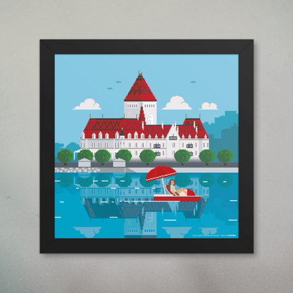 Ouchy Castle Cruise (tirage encadré)