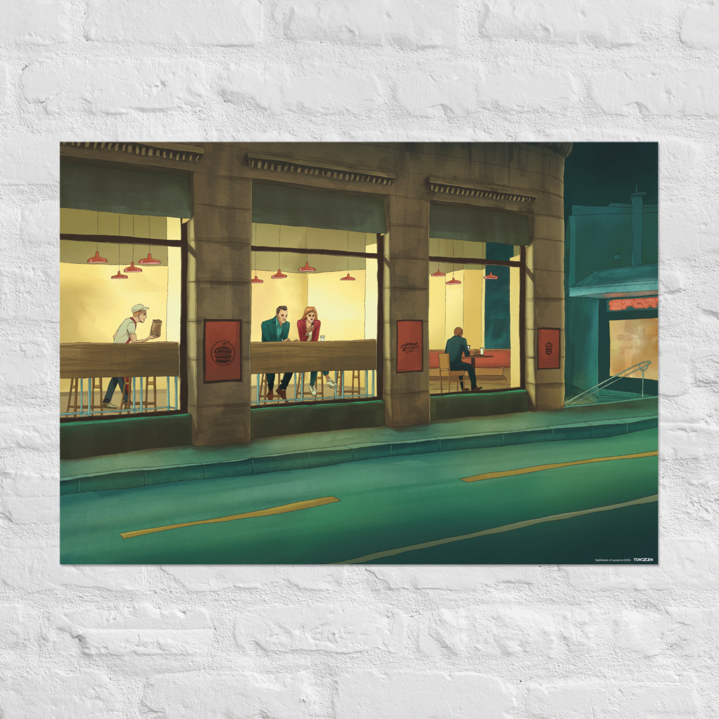 Nighthawks of Lausanne (affiche)