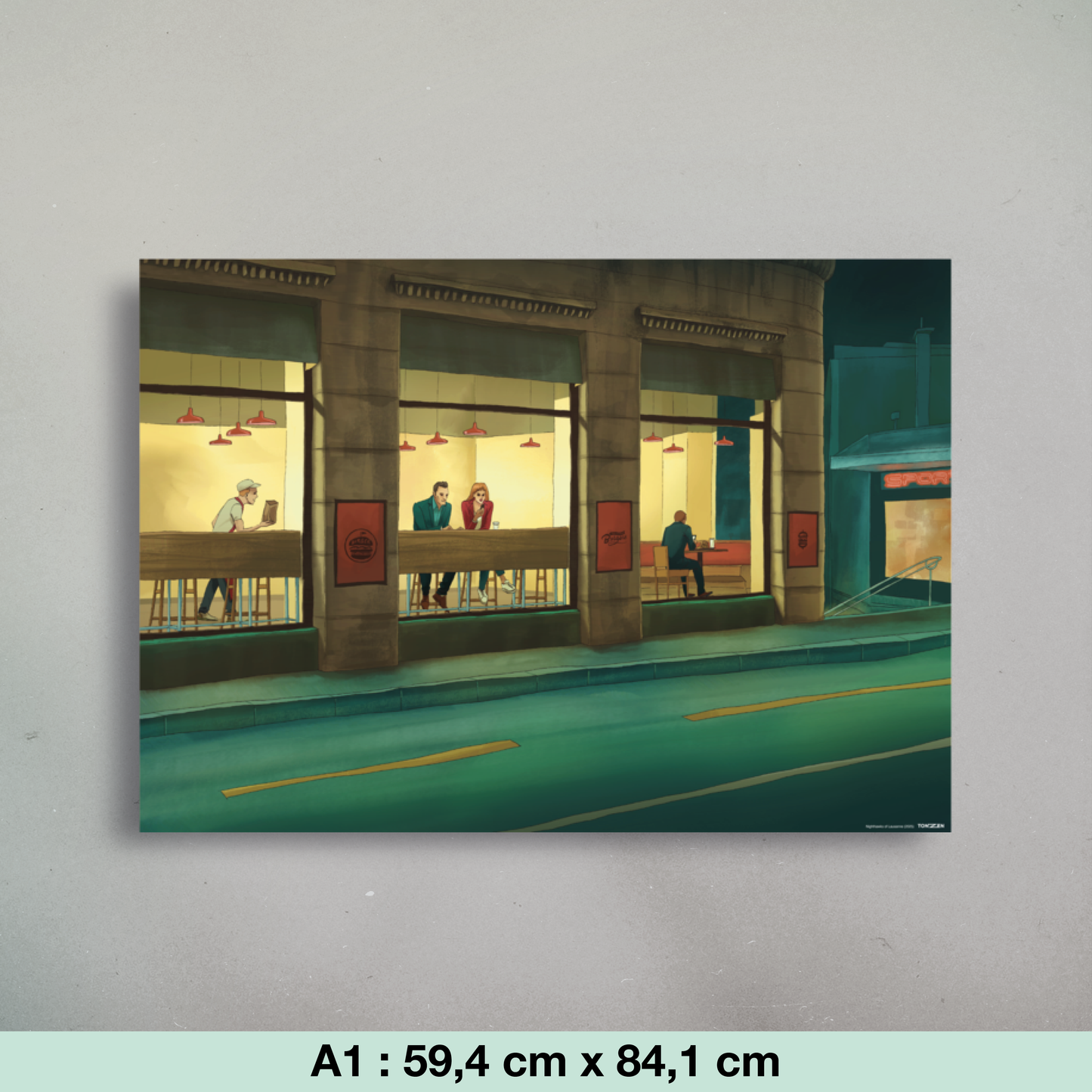Nighthawks of Lausanne (affiche)