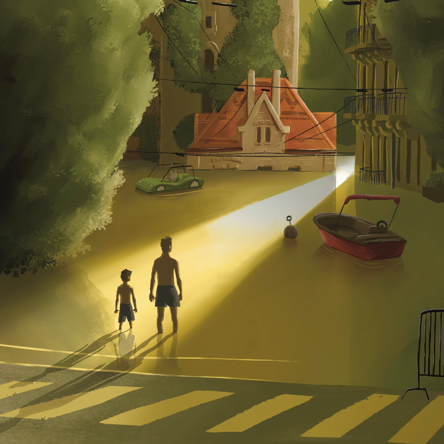 Ouchy submergé (affiche)