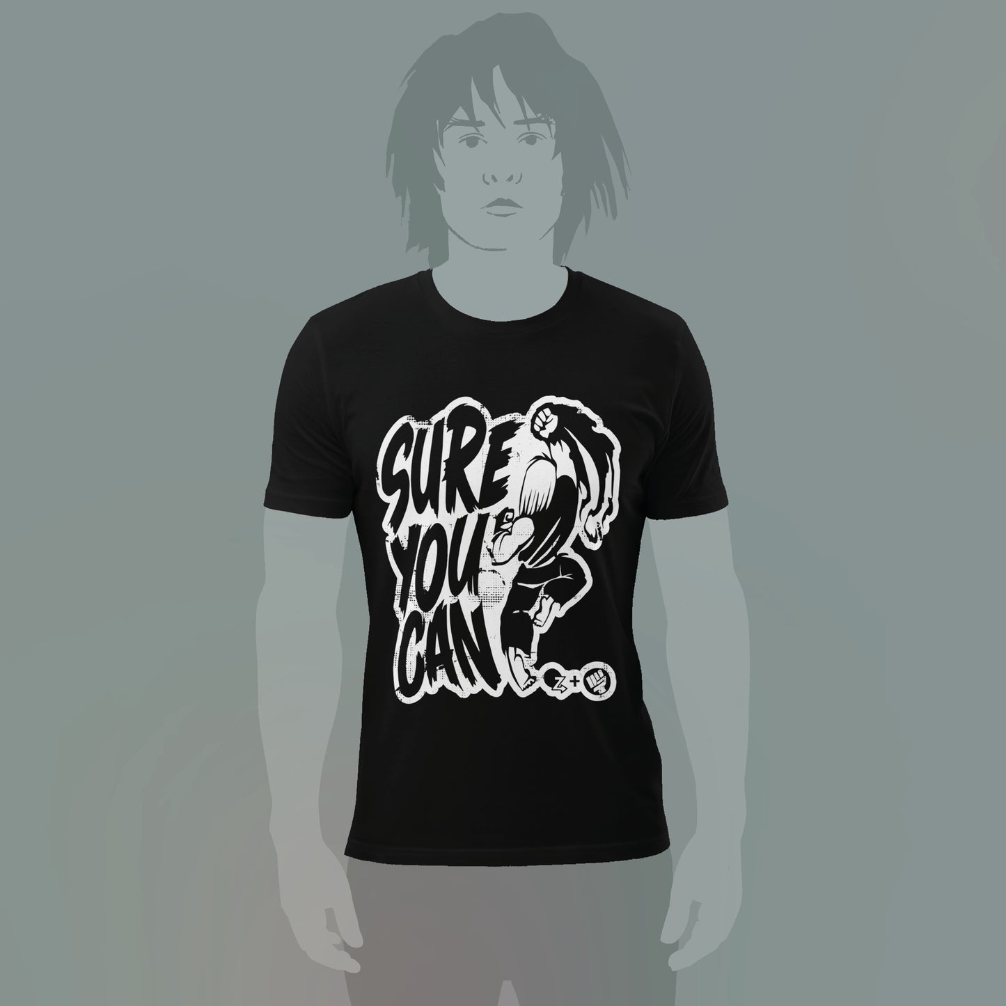 Sure You Can — T-Shirt Negative
