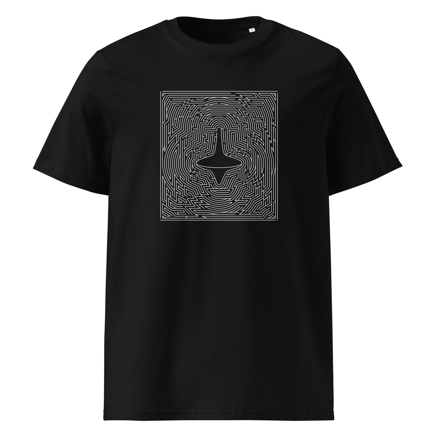 Spinning top and Maze / Unisex organic cotton t-shirt